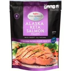 Hy-vee Fish Market Alaska Keta Salmon Fillets