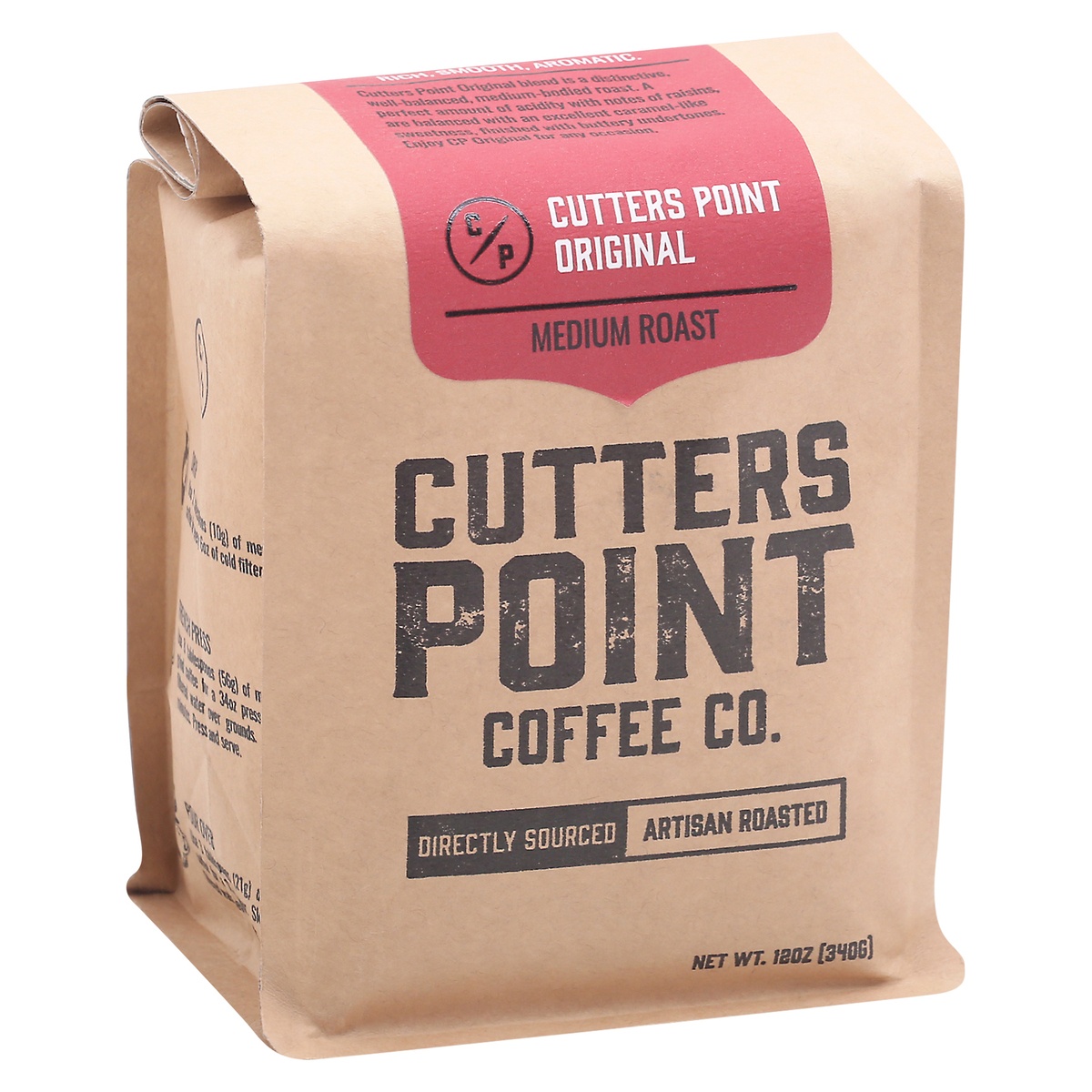slide 2 of 9, Cutters Point Original Ground Coffee, 12 oz