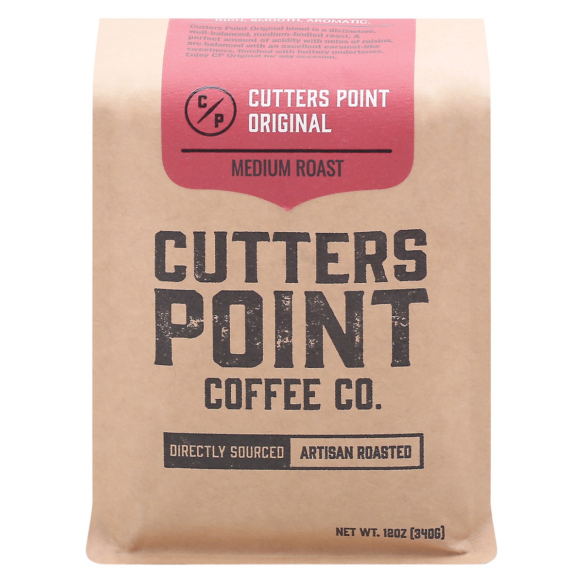 slide 1 of 9, Cutters Point Original Ground Coffee, 12 oz