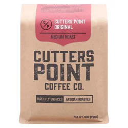 Cutters Point Coffee Co. Medium Roast Fresh Ground Cutters Point Original Coffee 12 oz