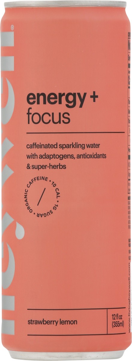 slide 2 of 9, Heywell Energy + Focus Strawberry Lemon Sparkling Water - 12 fl oz, 12 fl oz