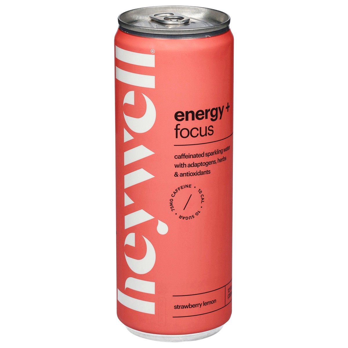 slide 1 of 9, Heywell Energy + Focus Strawberry Lemon Sparkling Water - 12 fl oz, 12 fl oz
