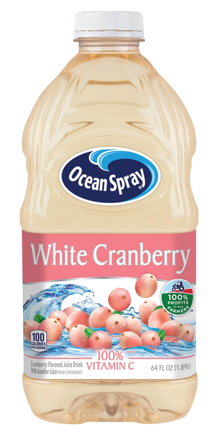 slide 1 of 1, Ocean Spray White Cranberry, 64 oz