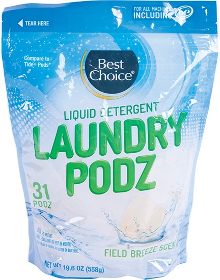 slide 1 of 1, Best Choice Laundry Pods, 31 ct