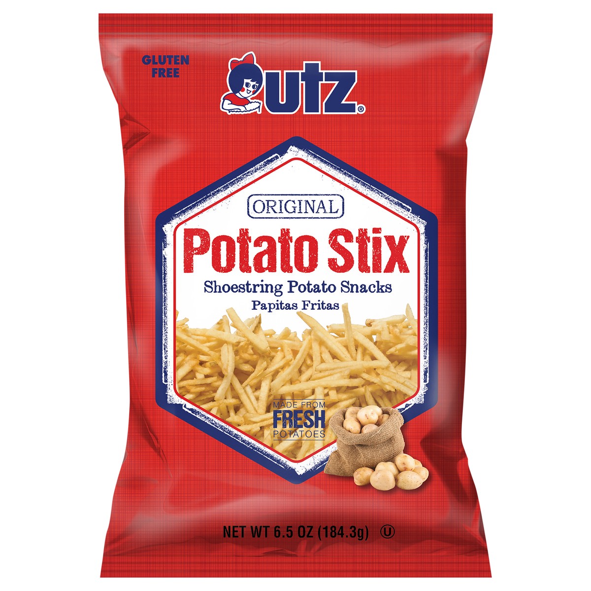 slide 1 of 7, Utz Original Potato Stix 6.5 oz, 6.5 oz