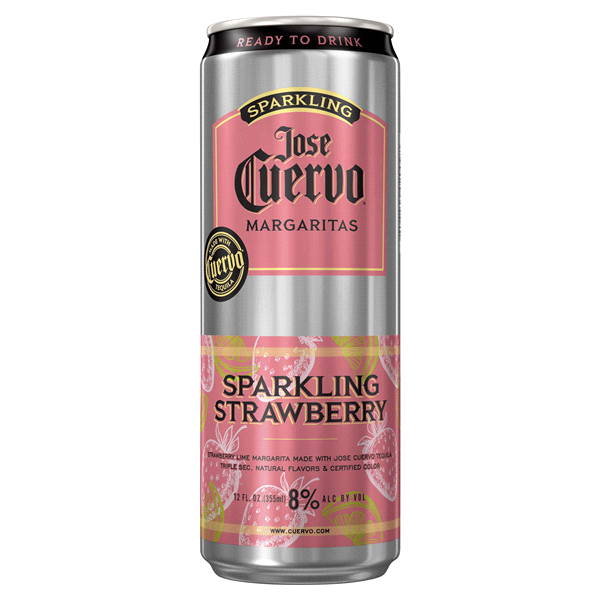 Jose Cuervo Sparkling Strawberry Margarita 12 oz Shipt