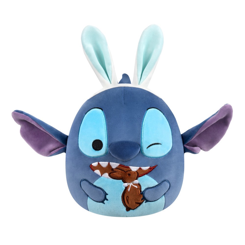 slide 1 of 1, 5" Stitch Eating Chocolate Bunny, 5 in