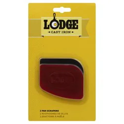 Lodge Cast Iron Pan Scrapers - 2 ea