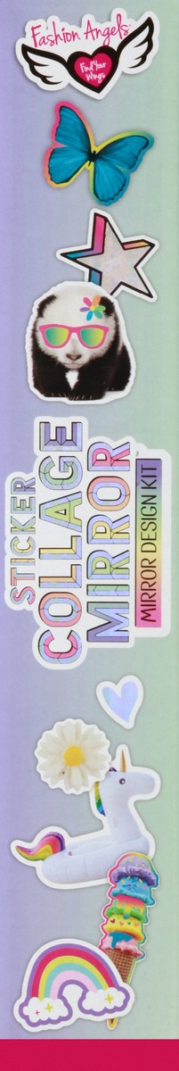 slide 5 of 10, Fashion Angels 8+ Sticker Collage Mirror Design Kit 1 ea, 1 ea