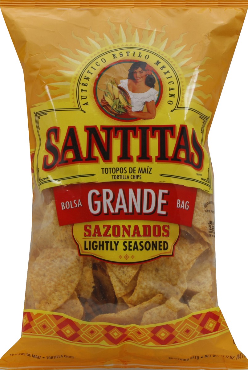 slide 1 of 6, Santitas Tortilla Chips 14.5 oz, 14.5 oz