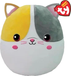 Ty Snuggles Cat Multi Squish 10"