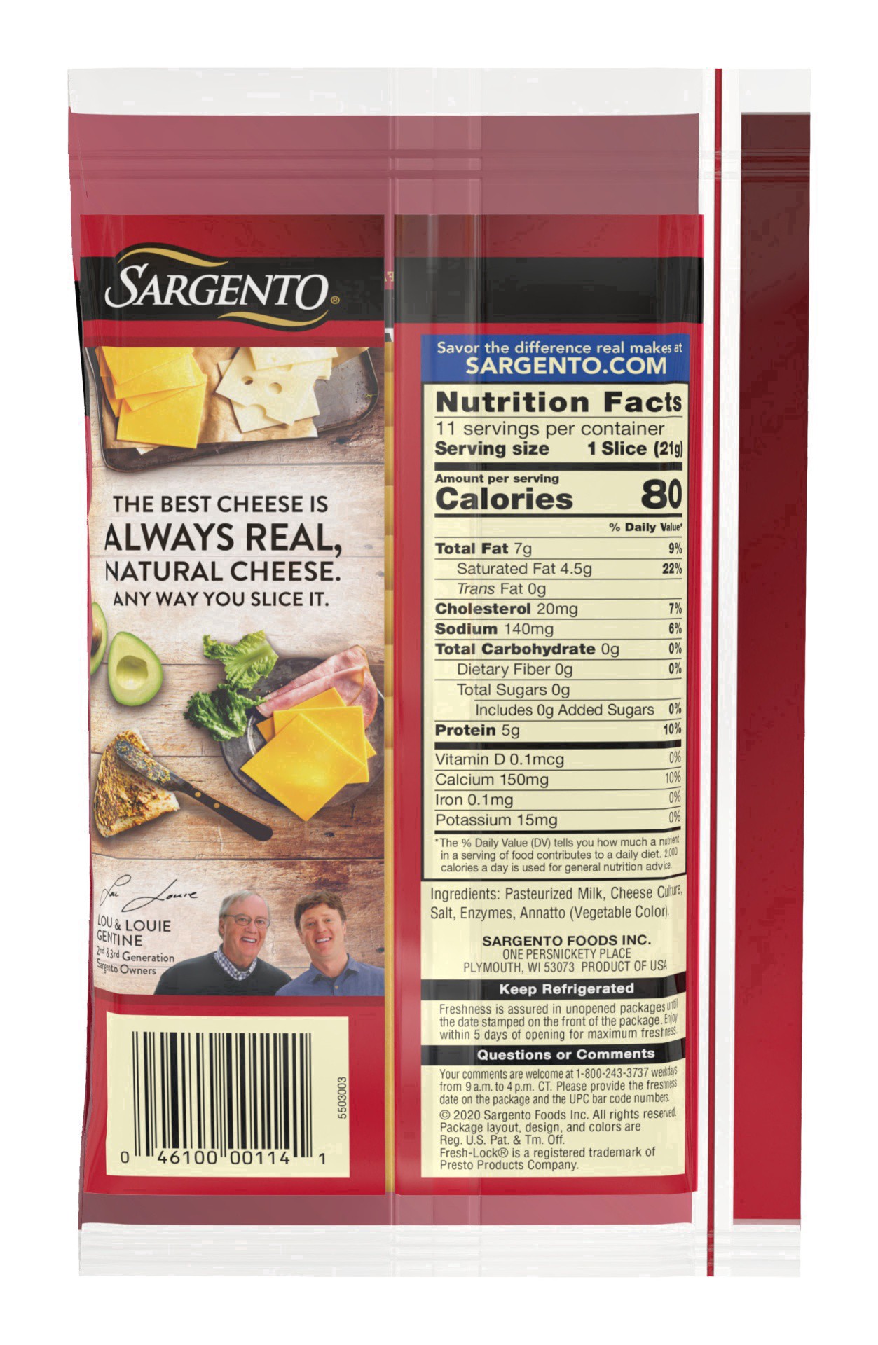 slide 2 of 43, Sargento Sliced Natural Medium Cheddar Cheese, 8 oz