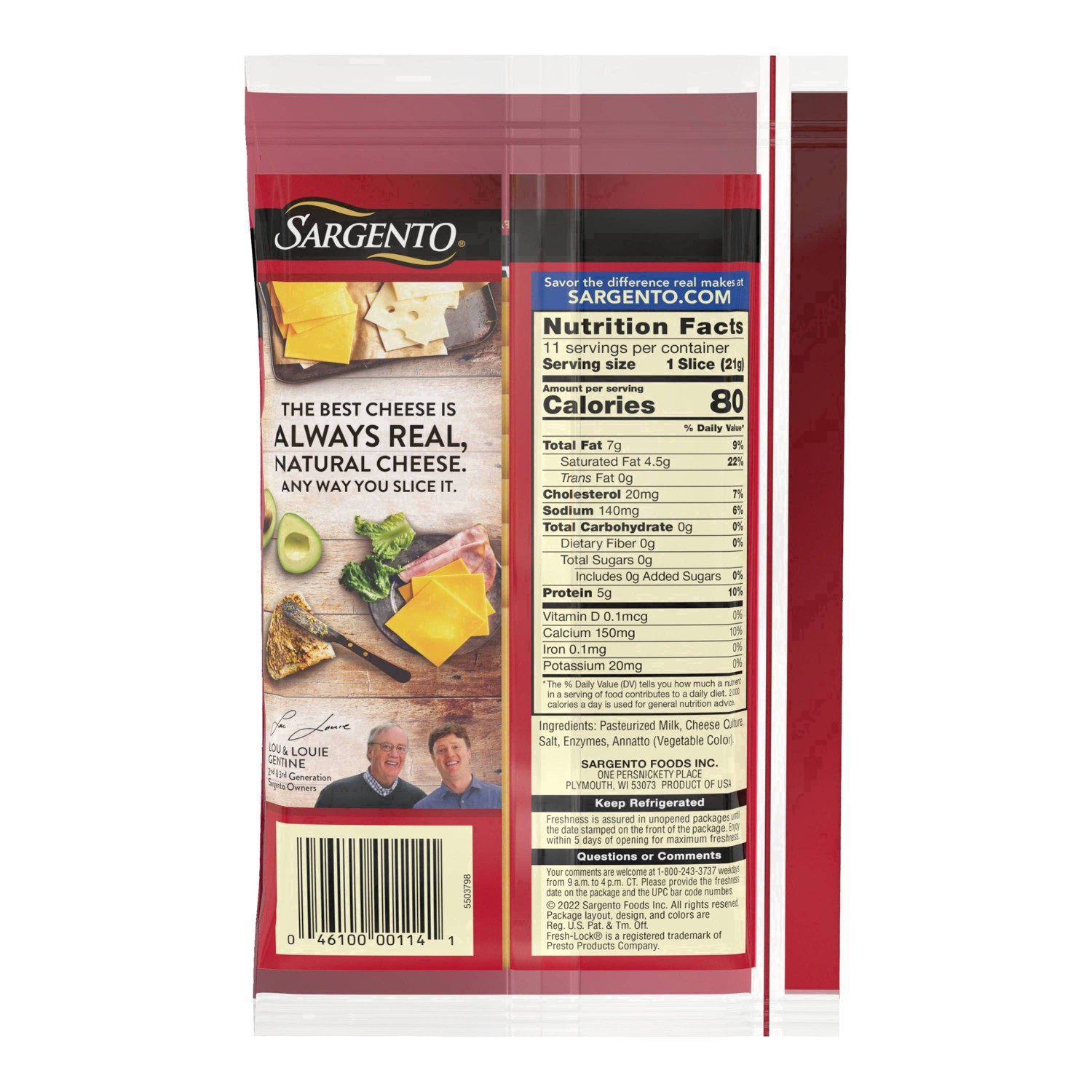 slide 24 of 43, Sargento Sliced Natural Medium Cheddar Cheese, 8 oz