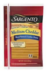 Sargento Sliced Natural Medium Cheddar Cheese
