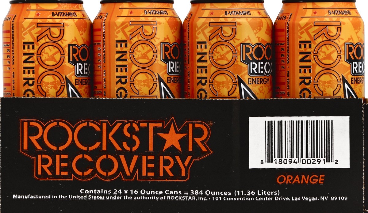 slide 3 of 3, Rockstar Energy Drink - 24 ct, 24 ct; 16 fl oz