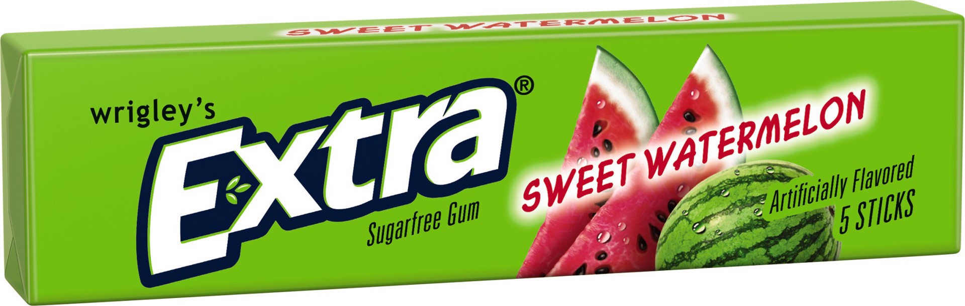 slide 4 of 5, Extra Sweet Watermelon Gum, 20 pc