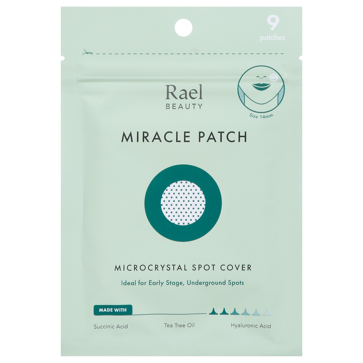 slide 1 of 14, Rael Microcrystal Spot Cover Miracle Patch 9 ea, 9 ct
