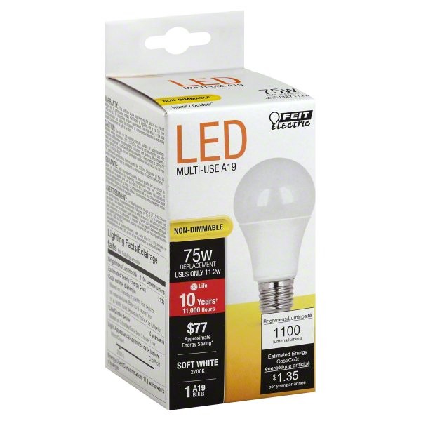 slide 1 of 4, Feit Electric Light Bulb 1 ea, 1 ct