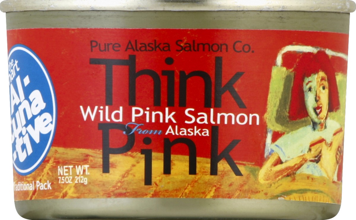 slide 1 of 1, PAS Think Pink Wild Salmon, 7.5 oz