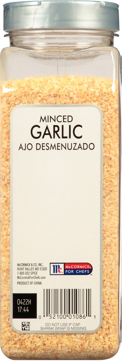 slide 7 of 11, McCormick Culinary Minced Garlic, 23 oz, 23 oz