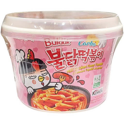 slide 1 of 1, Samyang Hot Chicken Carbo Topokki, 6.31 oz