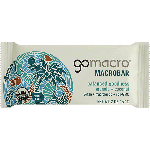 slide 2 of 2, GoMacro Organic Granola And Coconut Bar, 2 oz