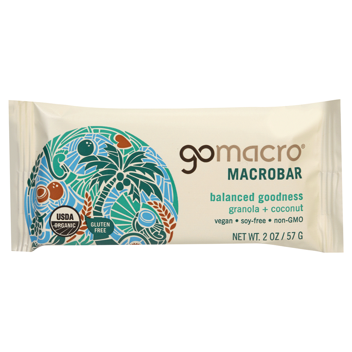 slide 1 of 1, GoMacro Organic Granola And Coconut Bar, 2 oz