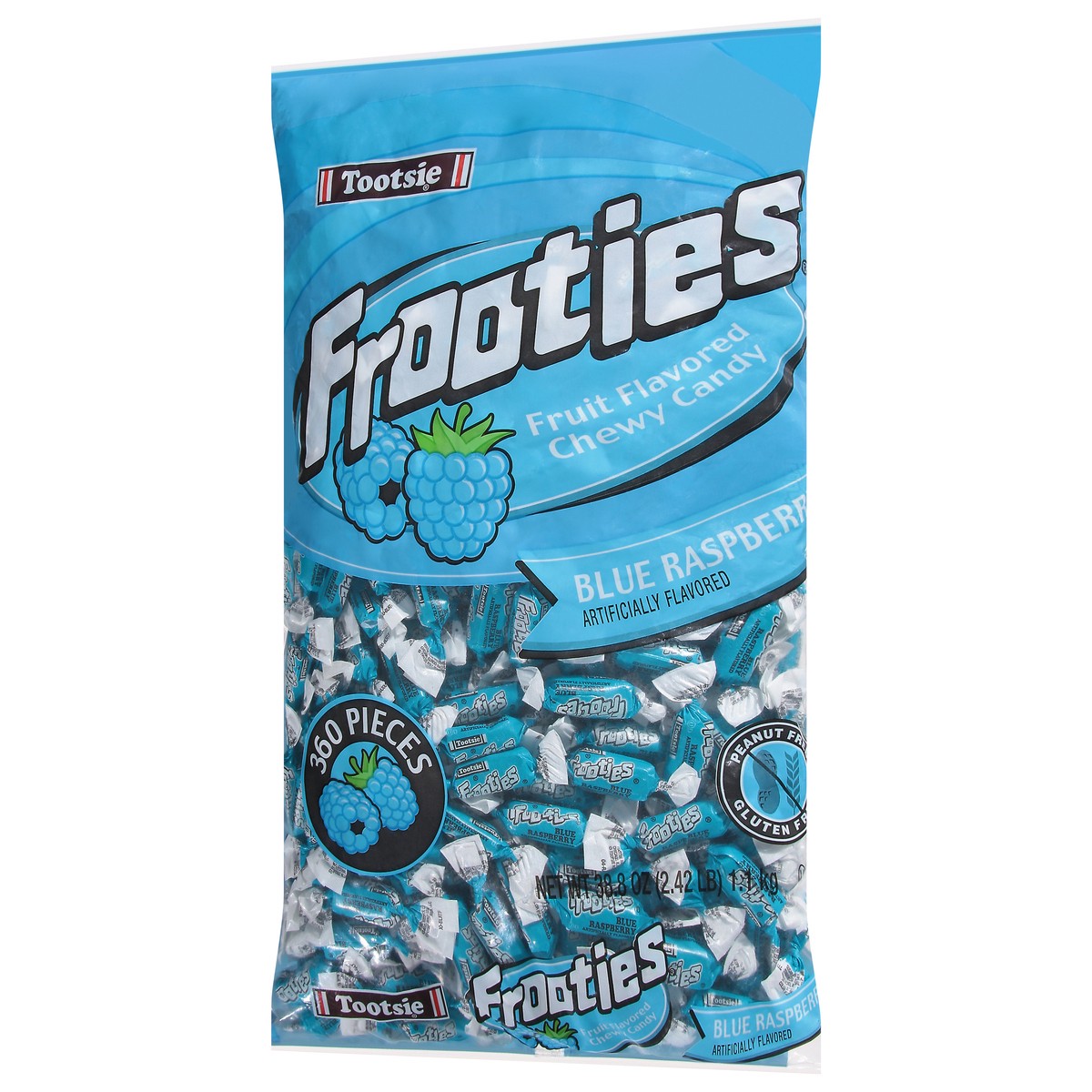 slide 10 of 13, Frooties Chewy Blue Raspberry Candy 360 ea, 360 ct