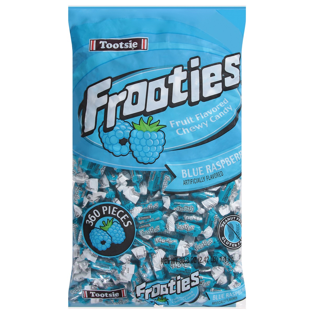 slide 1 of 13, Frooties Chewy Blue Raspberry Candy 360 ea, 360 ct