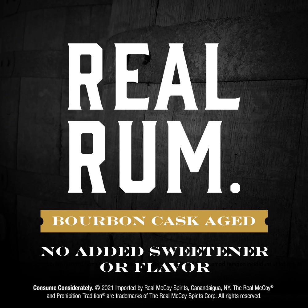 slide 6 of 7, The Real McCoy Distiller's Proof Single Blended 12-Year Aged Rum, 750 mL Bottle, 92 Proof, 750 ml