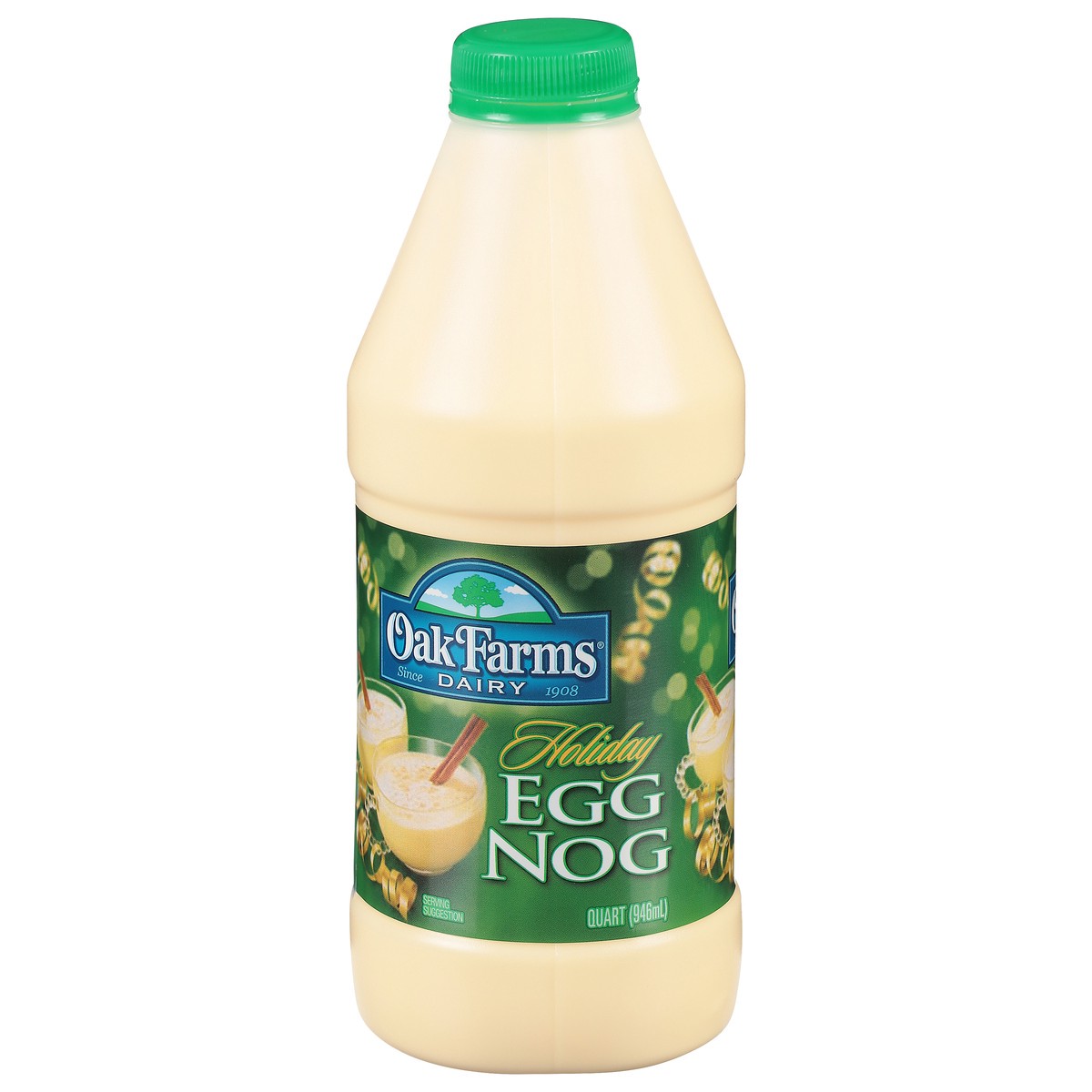 slide 10 of 14, Oak Farms Holiday Egg Nog, 1 ct
