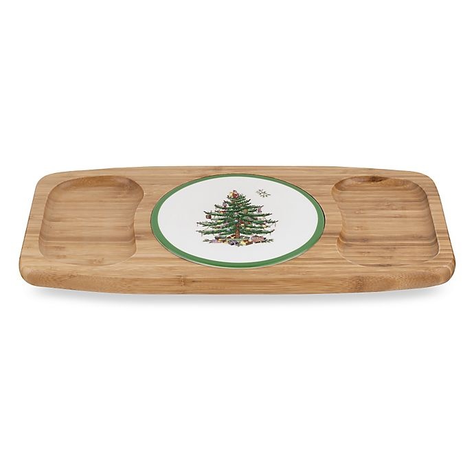 slide 1 of 1, Spode Christmas Tree Cheese Tray, 1 ct