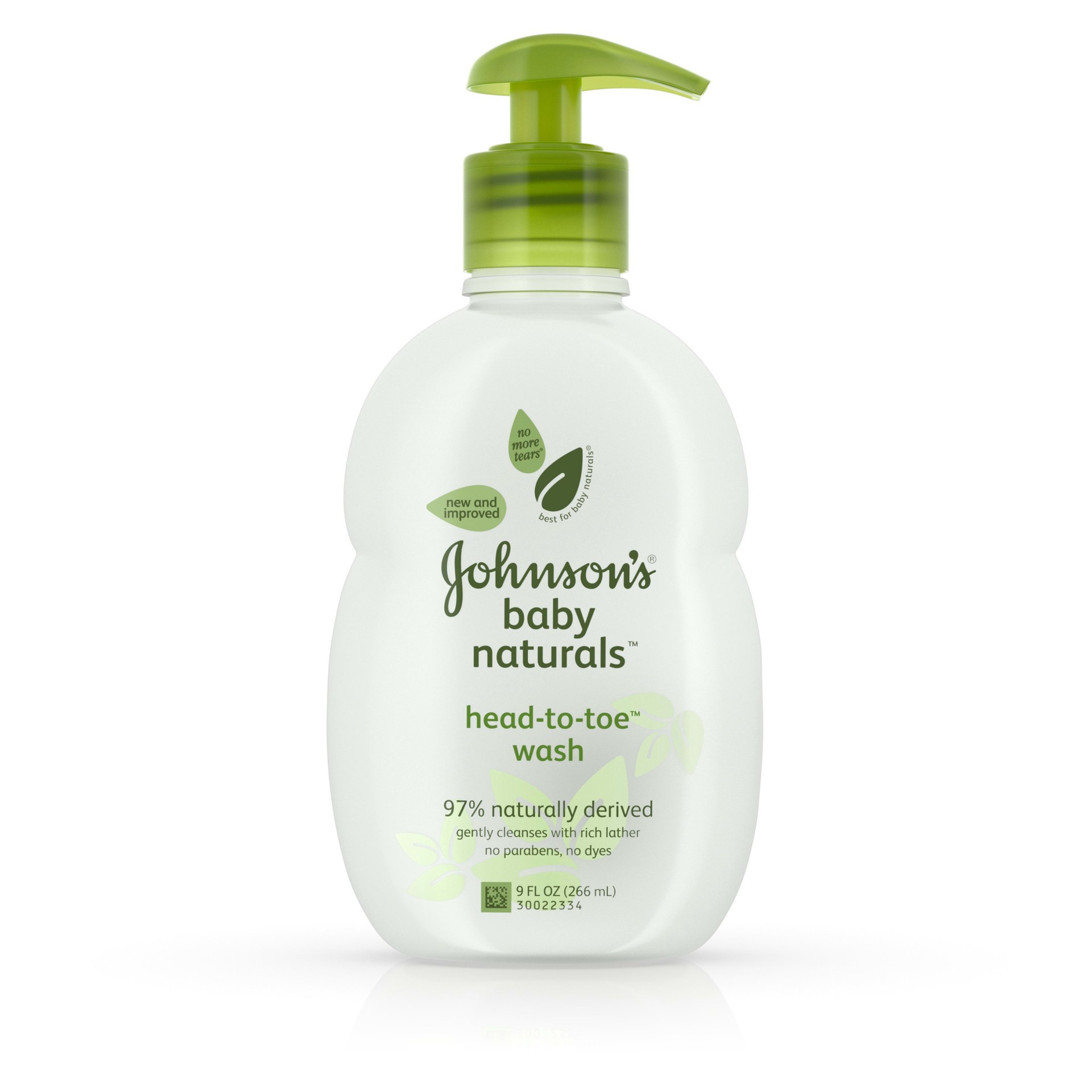 slide 2 of 5, Johnson's JOHNSON'S NATURAL HEAD-TO-TOE Baby Wash, 9 Fl. Oz, 9 fl oz