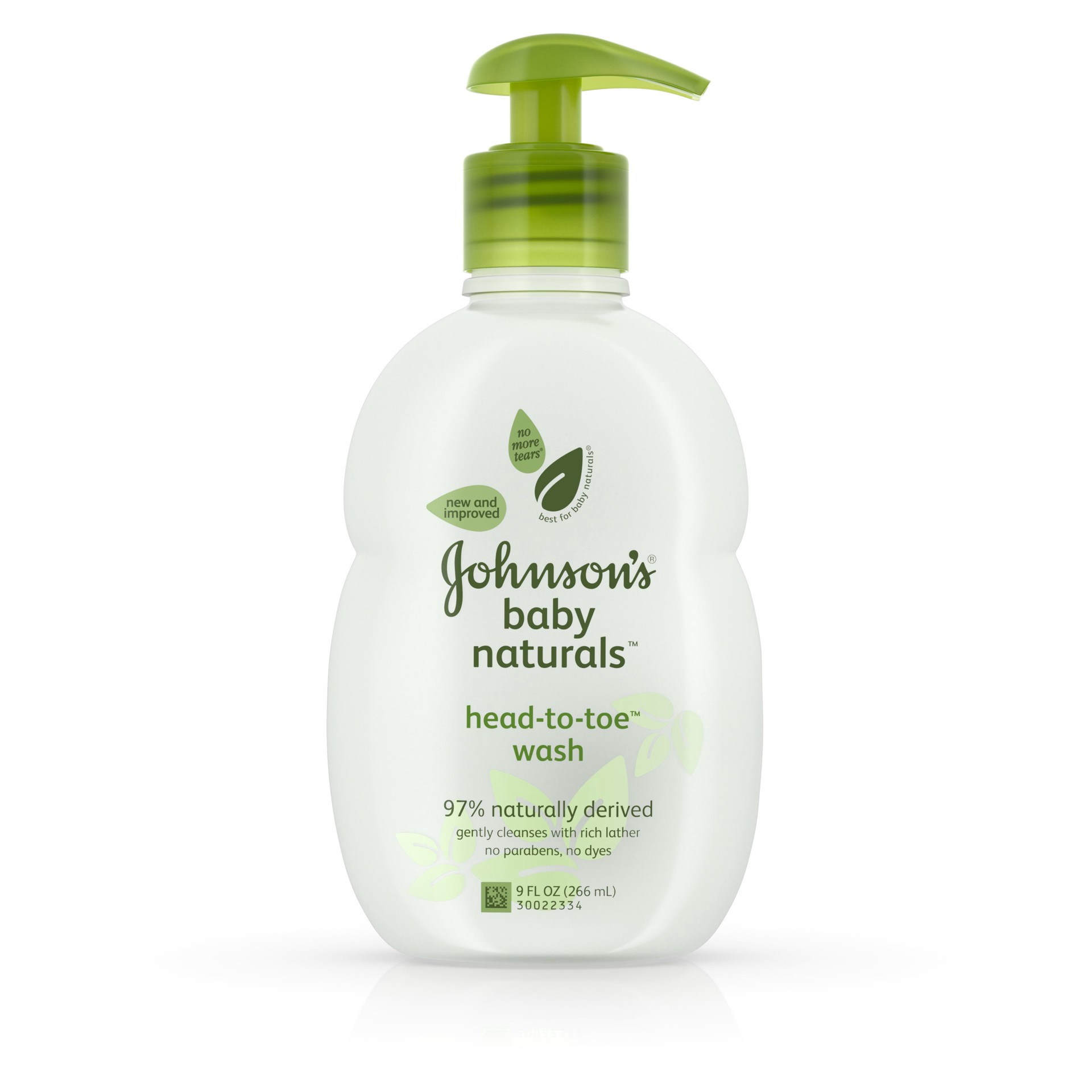 slide 1 of 5, Johnson's JOHNSON'S NATURAL HEAD-TO-TOE Baby Wash, 9 Fl. Oz, 9 fl oz