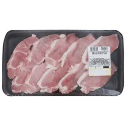 Market District Pork Loin, Center Cut Chops, Boneless, Thin, Value Pack