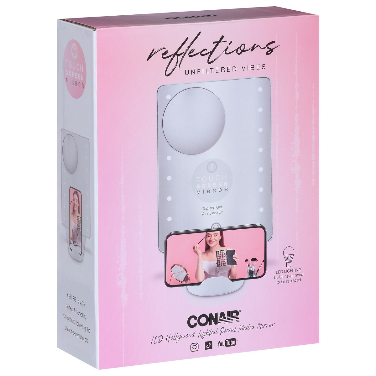 slide 6 of 9, Conair Touch Screen Mirror 1 ea, 1 ct