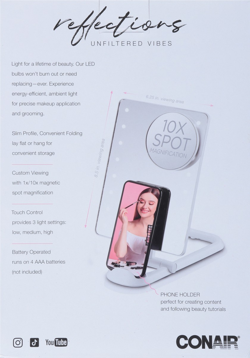 slide 7 of 9, Conair Touch Screen Mirror 1 ea, 1 ct