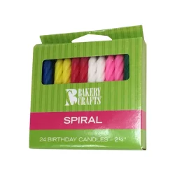 Bakery Crafts Spiral Candles