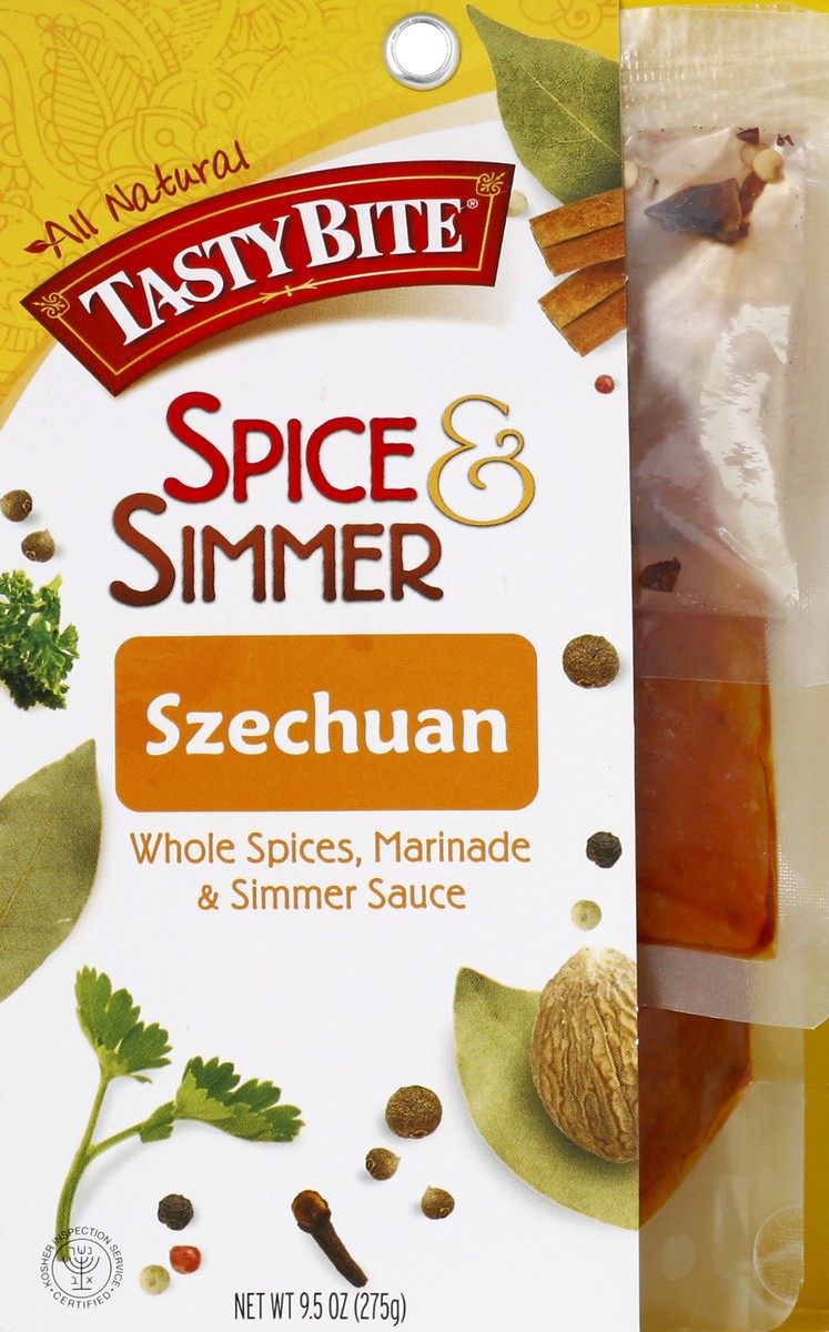 slide 3 of 3, Tasty Bite Spice & Simmer Szechuan Whole Spices, Marinade & Simmer Sauce, 9.5 oz