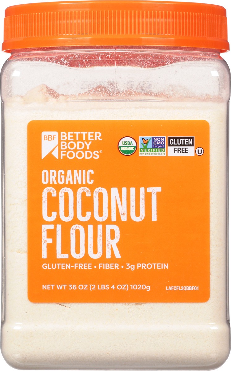 slide 2 of 9, BetterBody Foods BetterBody Organic Coconut Flour, 2.25 lb