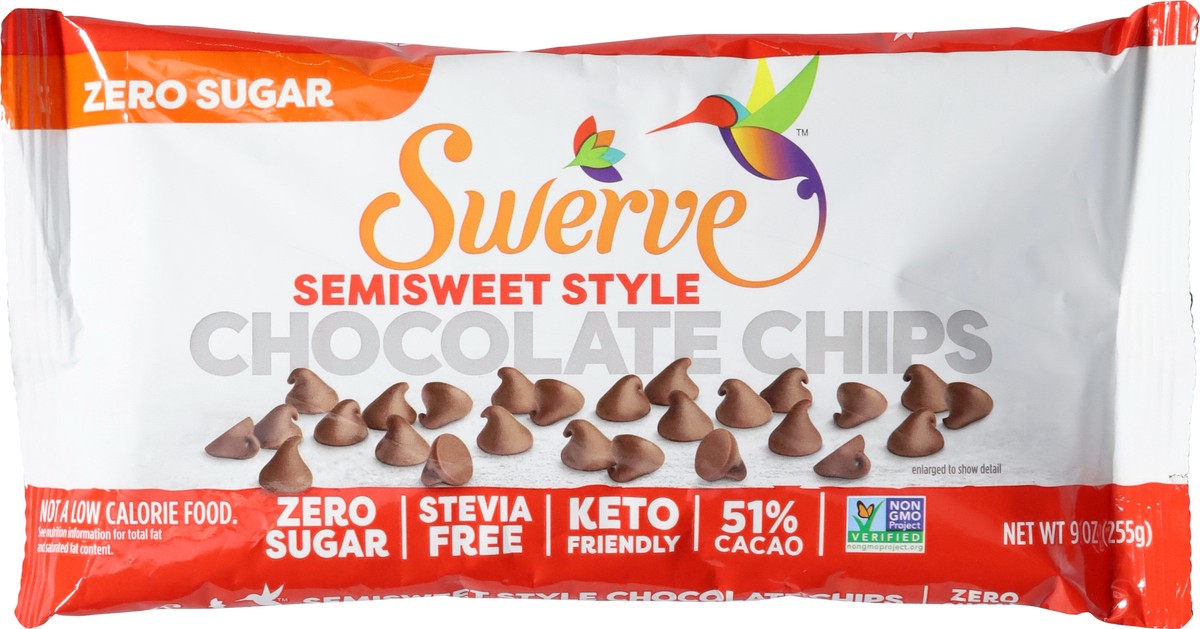 slide 6 of 9, Swerve Semi Sweet Chocolate Chips, 9 oz
