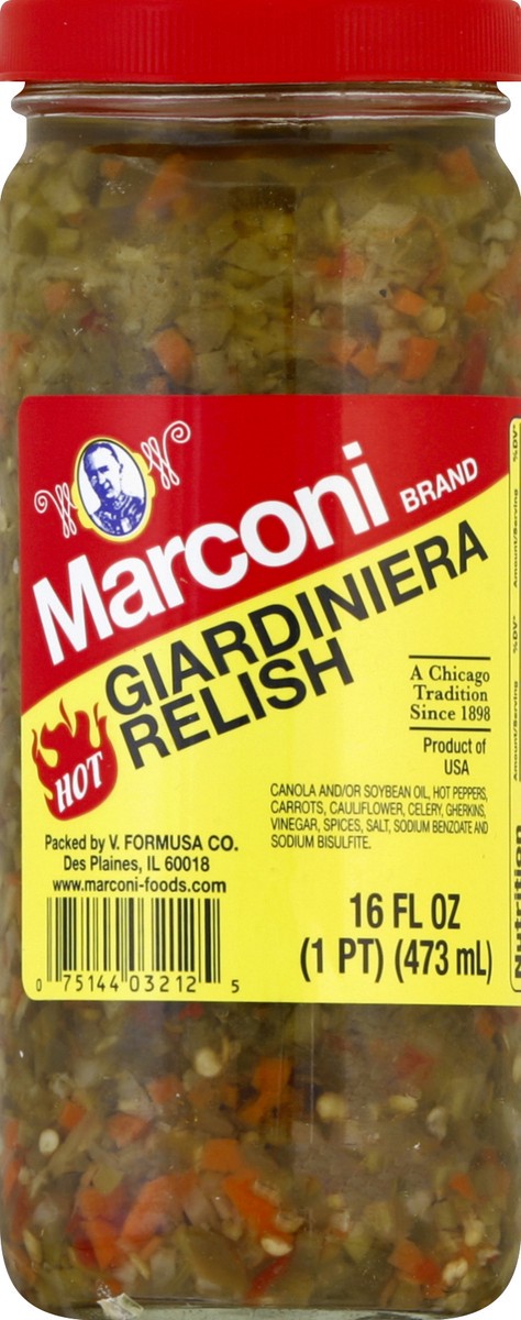 slide 2 of 2, Marconi Relish 16 oz, 16 oz