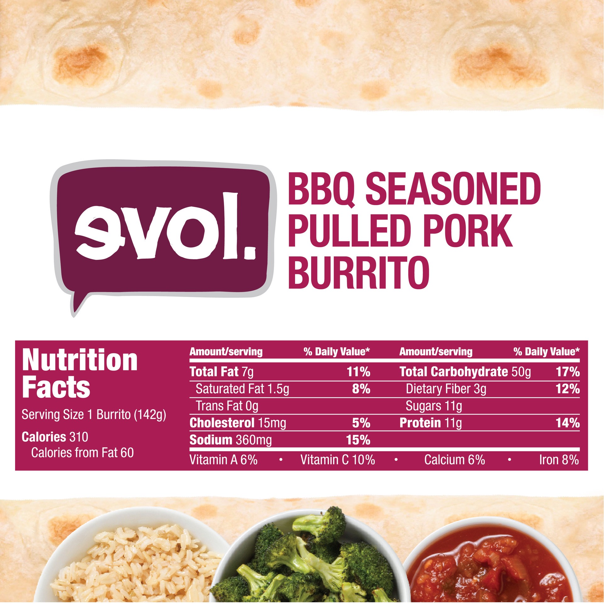 slide 2 of 5, EVOL Burrito 5 oz, 5 oz