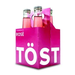 Tost Beverages Sparkling White Rose Tea 4pk