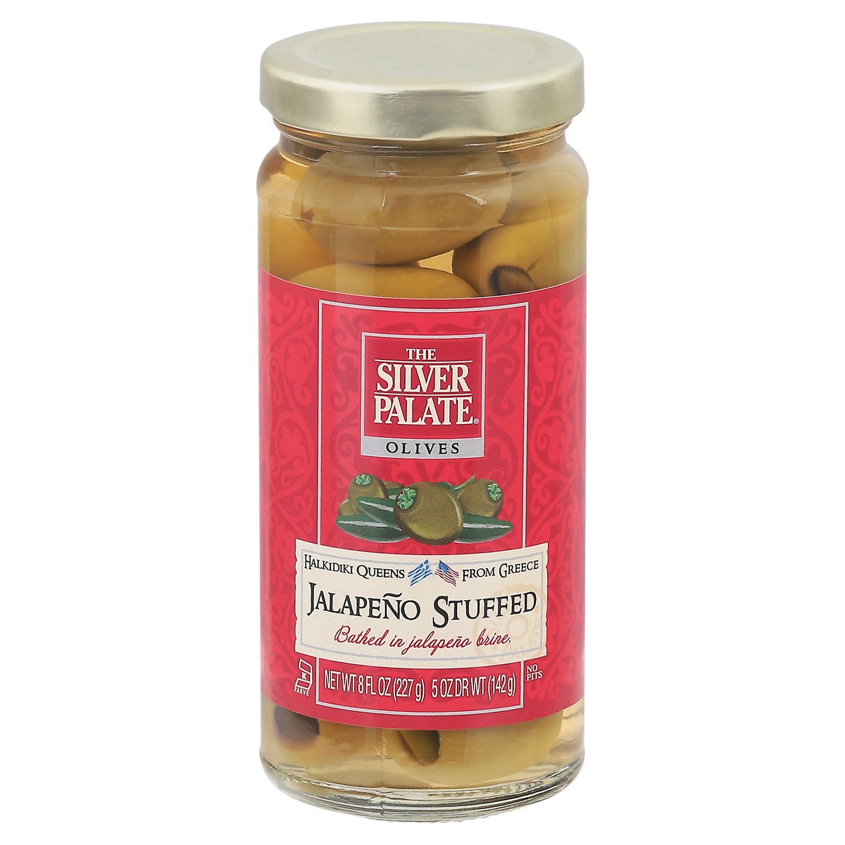 slide 1 of 1, Silver Palate Jalapeno Stuffed Olives, 8 oz