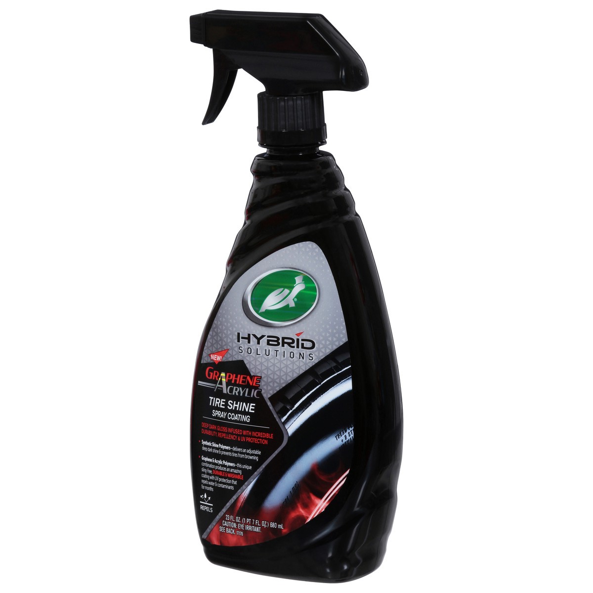 slide 5 of 13, Turtle Wax Hybrid Solutions Graphene Acrylic Tire Shine Spray, 23 fl oz