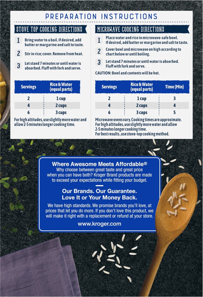 slide 4 of 4, Kroger Instant Jasmine Rice, 12 oz