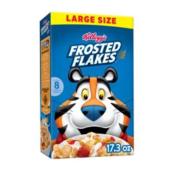Frosted Flakes Kellogg's Frosted Flakes Breakfast Cereal Original, 17.3 oz