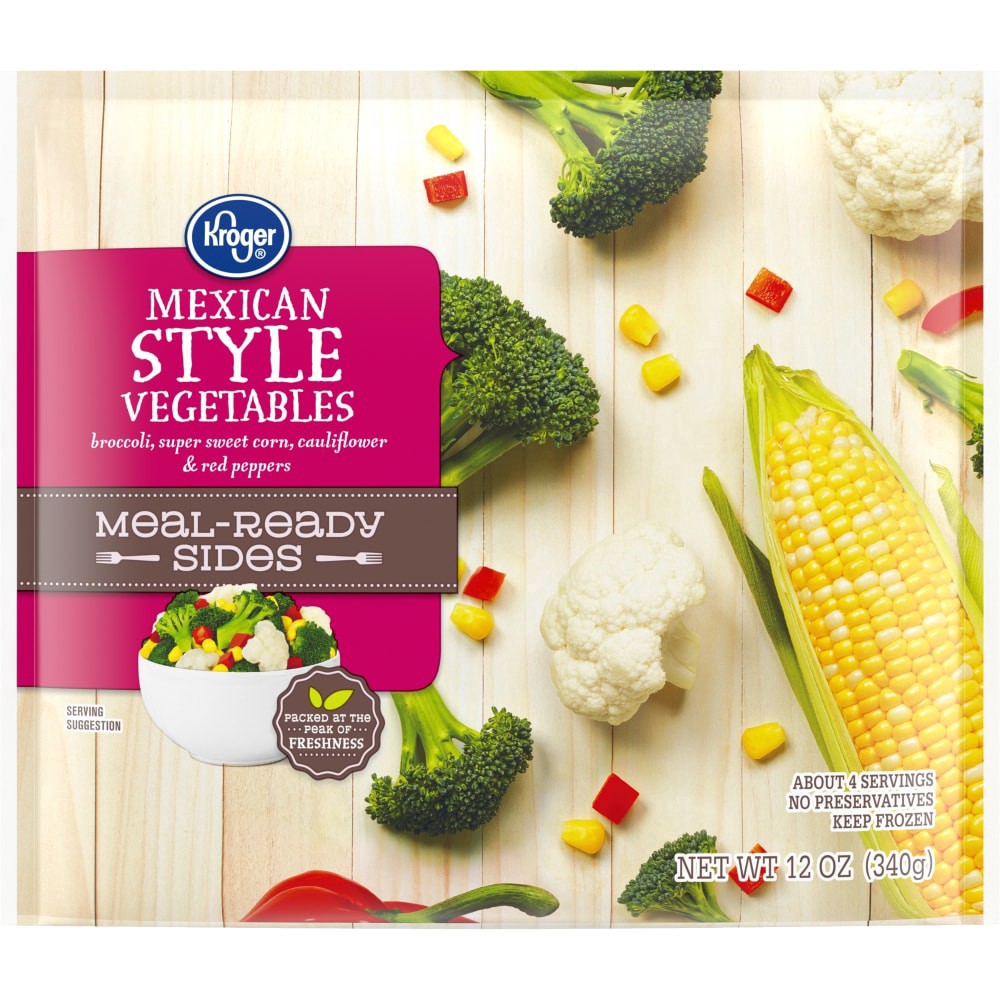 slide 1 of 6, Kroger Mexican Style Vegetables, 12 oz
