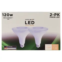 Green Watt PAR38 120-Watt LED Light Bulbs - Soft White